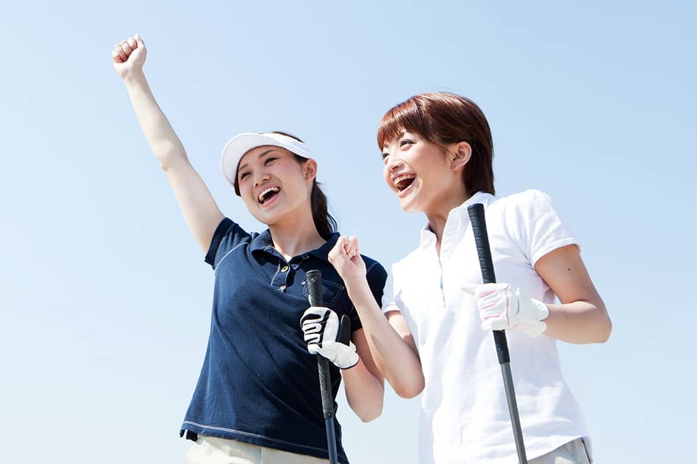 ゴルフの癒しに